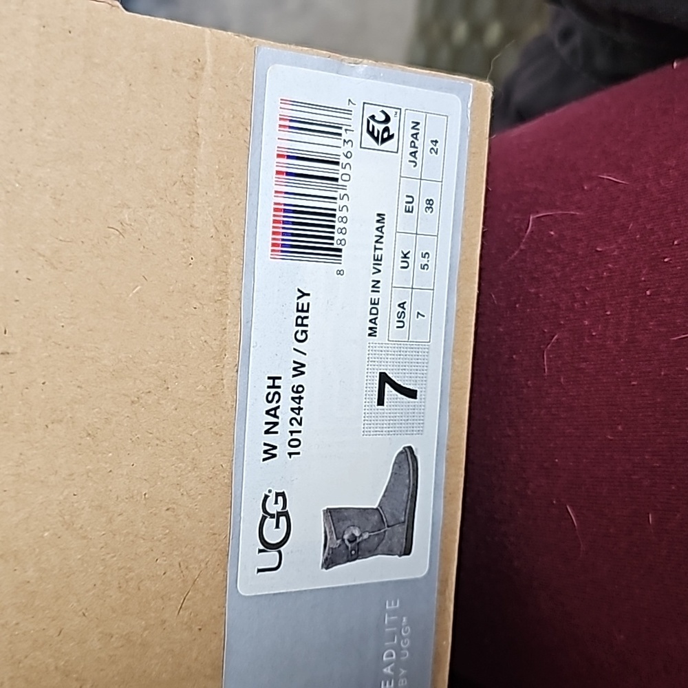 Womens UGG boots size 7 Grey